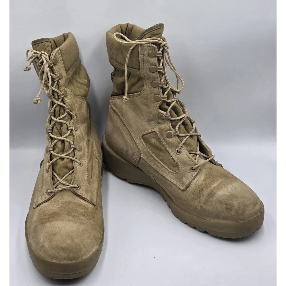Bates Military Hot Weather Combat Boots Mens 13N Tan Desert Tactical Army